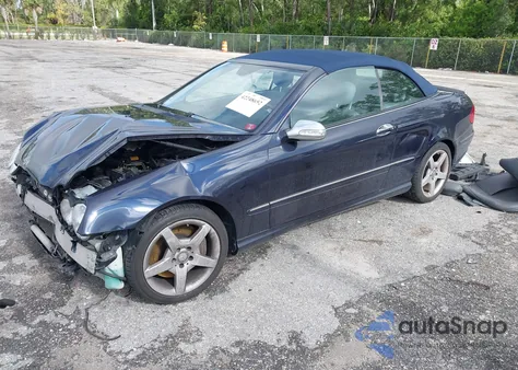 2006 Mercedes-Benz Clk 500 из США, поврежденный, VIN WDBTK75G66T071327